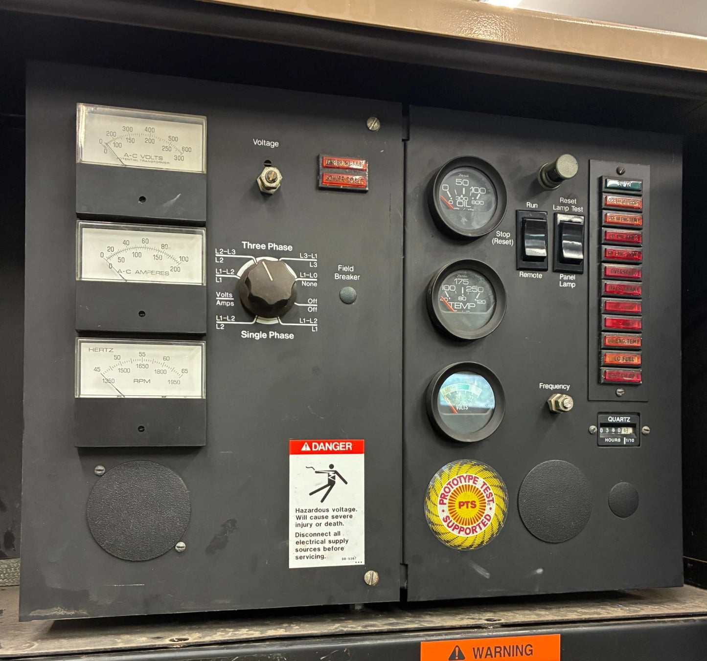 50KW Onan/Cummins Standby Diesel Generator, 381 hours, 1 or 3 Phase