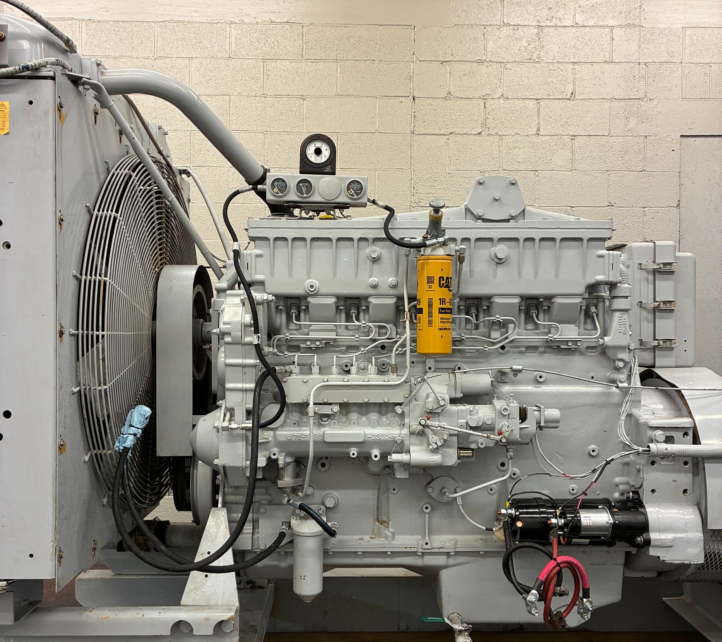 300KW Kato/CAT 3406 Diesel Generator, 827 Hours, 1 or 3 Phase