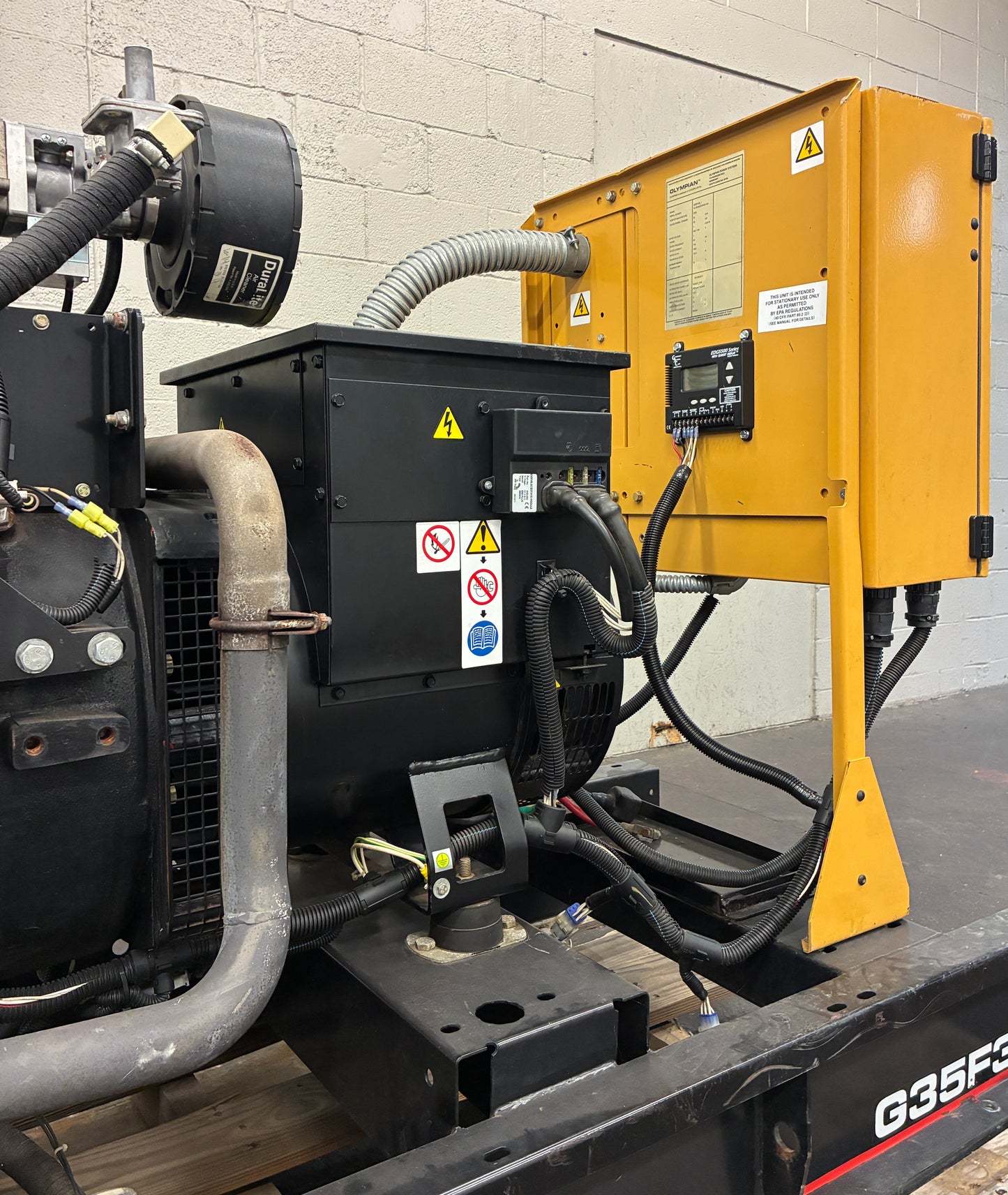 35KW Olympian Standby Generator, 1 or 3 Phase, Natural Gas/Propane