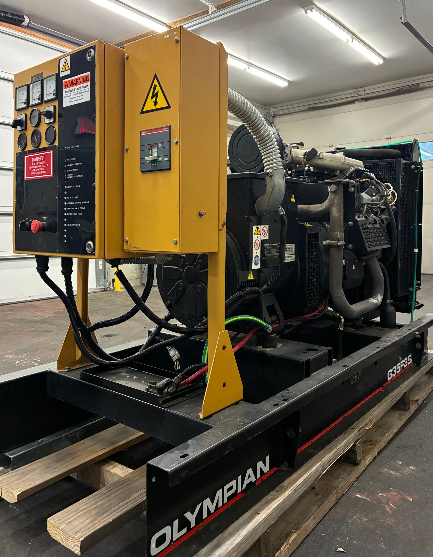 35KW Olympian Standby Generator, 1 or 3 Phase, Natural Gas/Propane