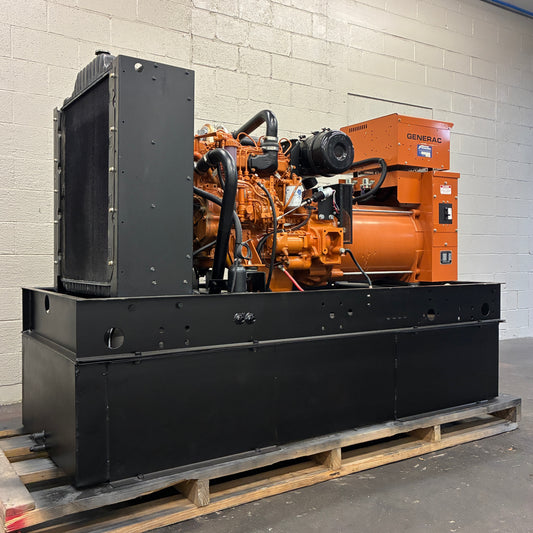 50KW Generac Diesel Standby Generator, 271hrs, 120/240v 1P, w/tank