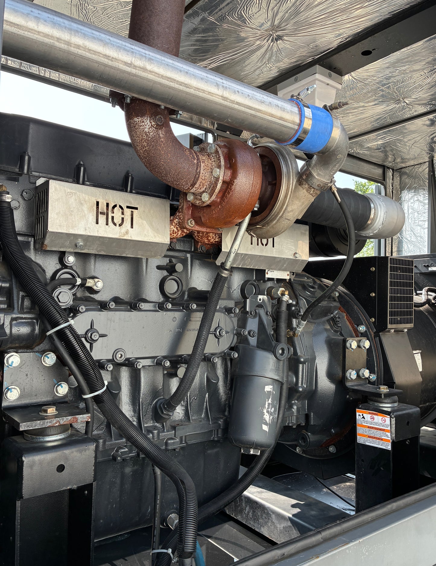 Generac 250kw Diesel Standby Generator, 352 hours, 1 or 3 Phase, w/tank