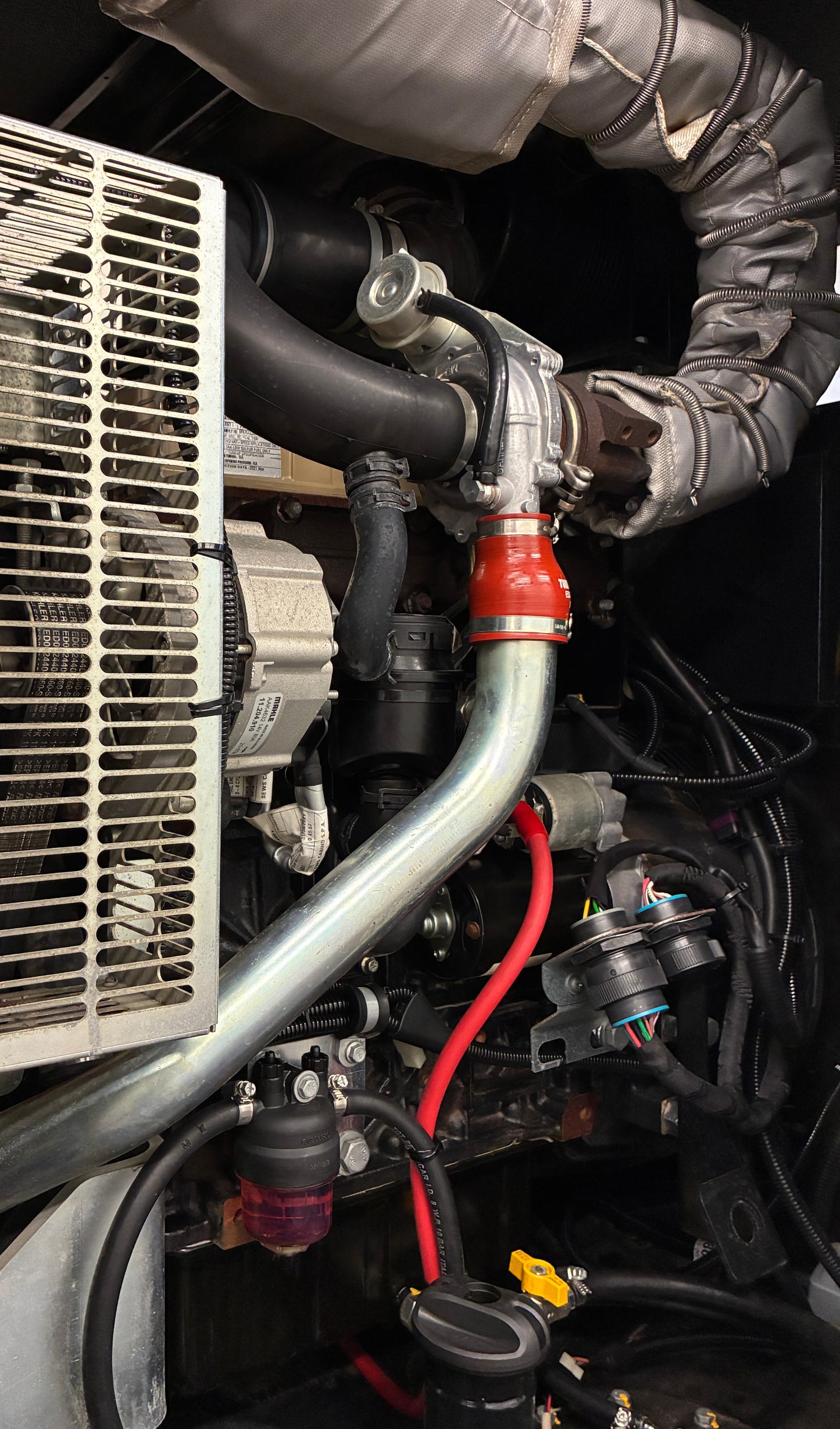 27.5KW TecnoGEN Portable Diesel Generator, 2,962 hours, 1 or 3 Phase