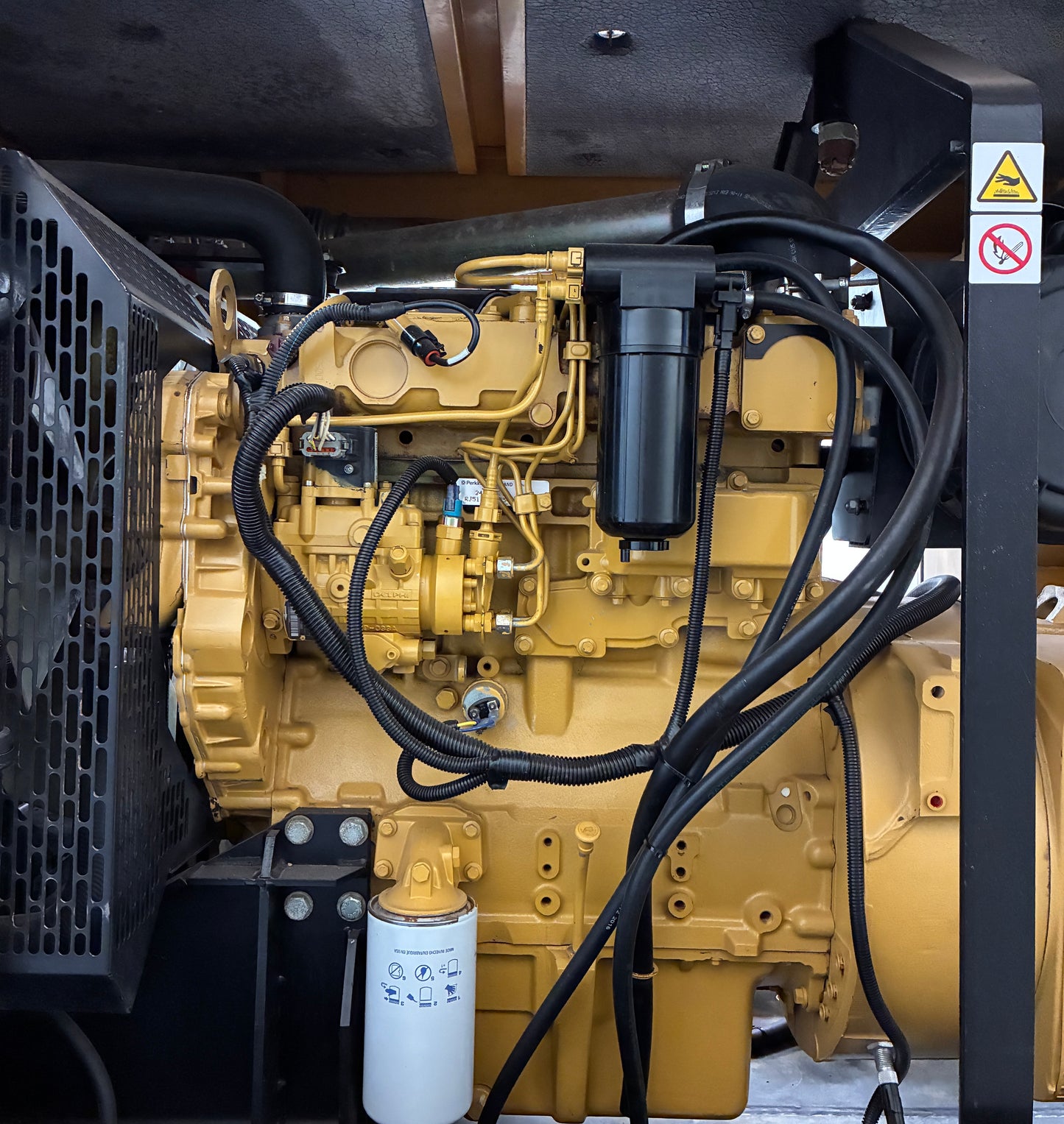 60KW CAT/Olympian Diesel Standby Generator, 518hrs, 120/240v 1P