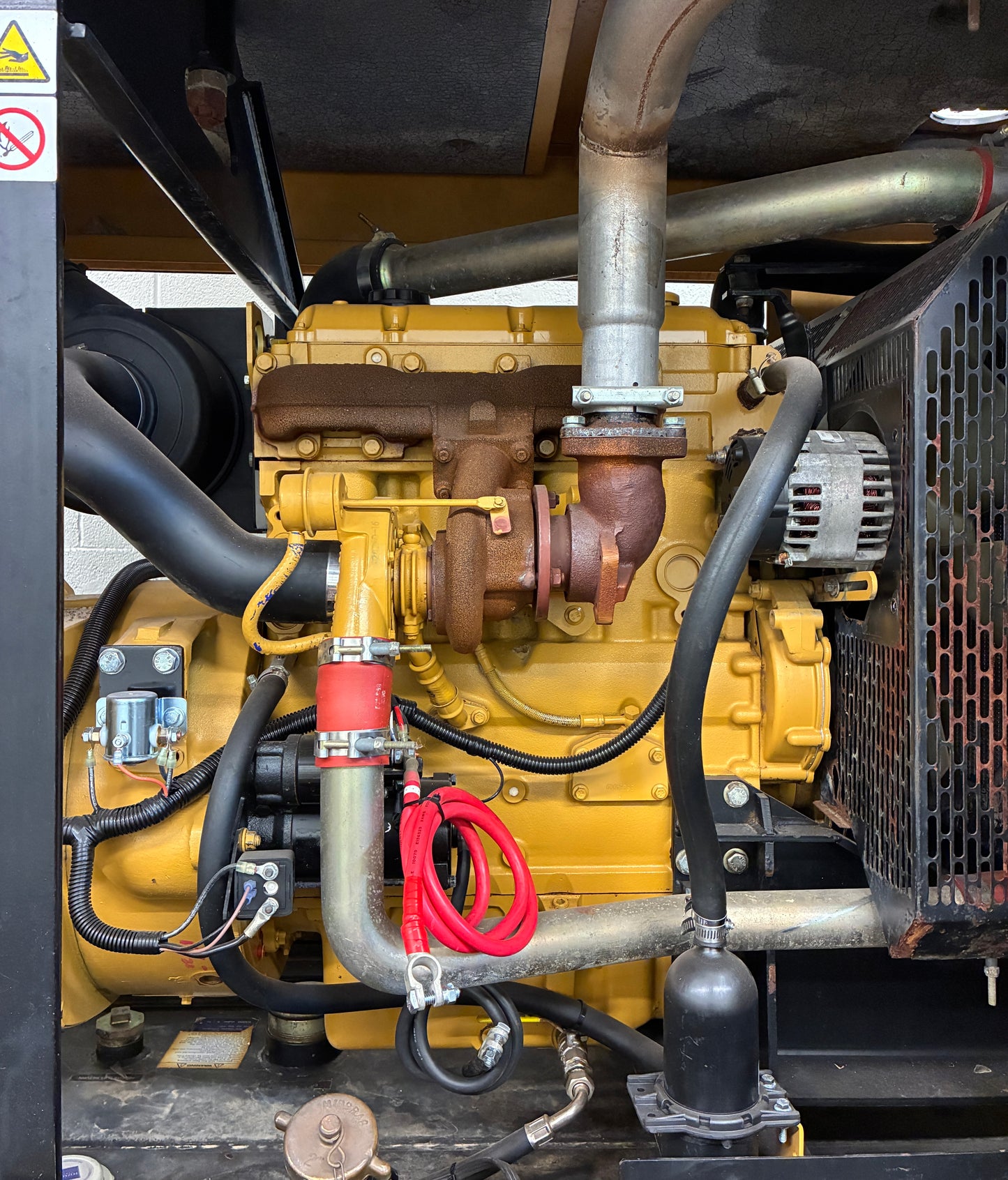 60KW CAT/Olympian Diesel Standby Generator, 518hrs, 120/240v 1P