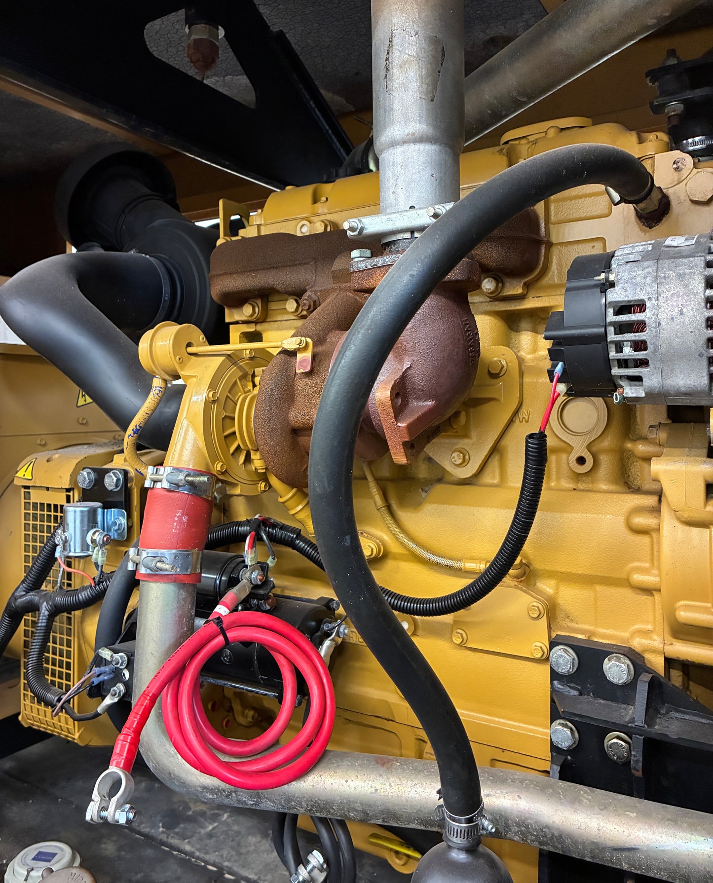60KW CAT/Olympian Diesel Standby Generator, 518hrs, 120/240v 1P