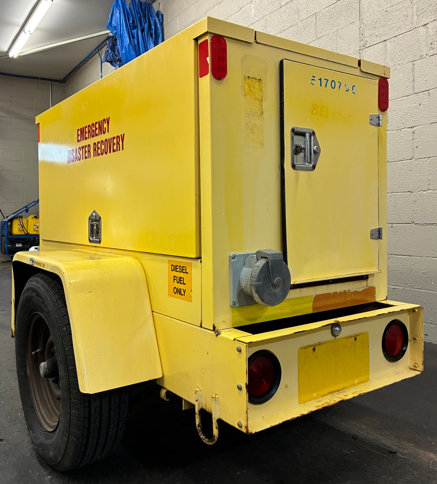 10KW Kohler Portable Diesel Generator, Kubota Diesel V1305, 120/240v 1P