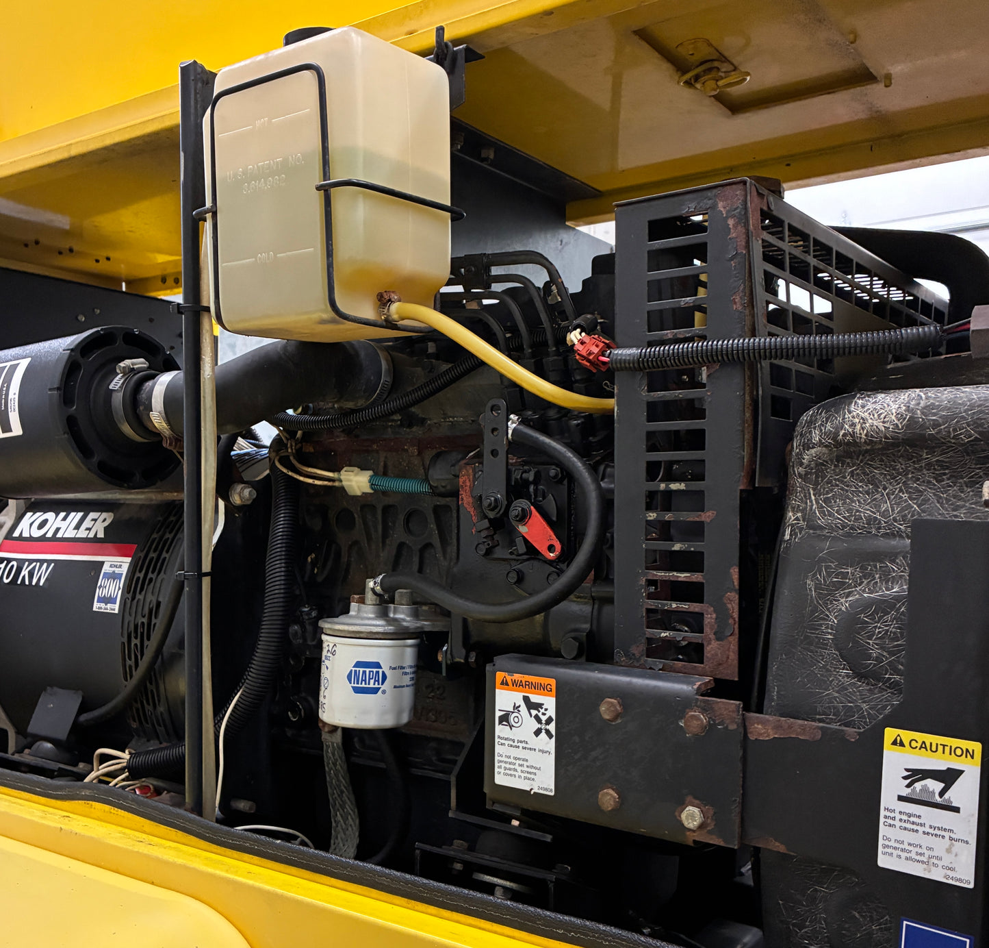 10KW Kohler Portable Diesel Generator, Kubota Diesel V1305, 120/240v 1P