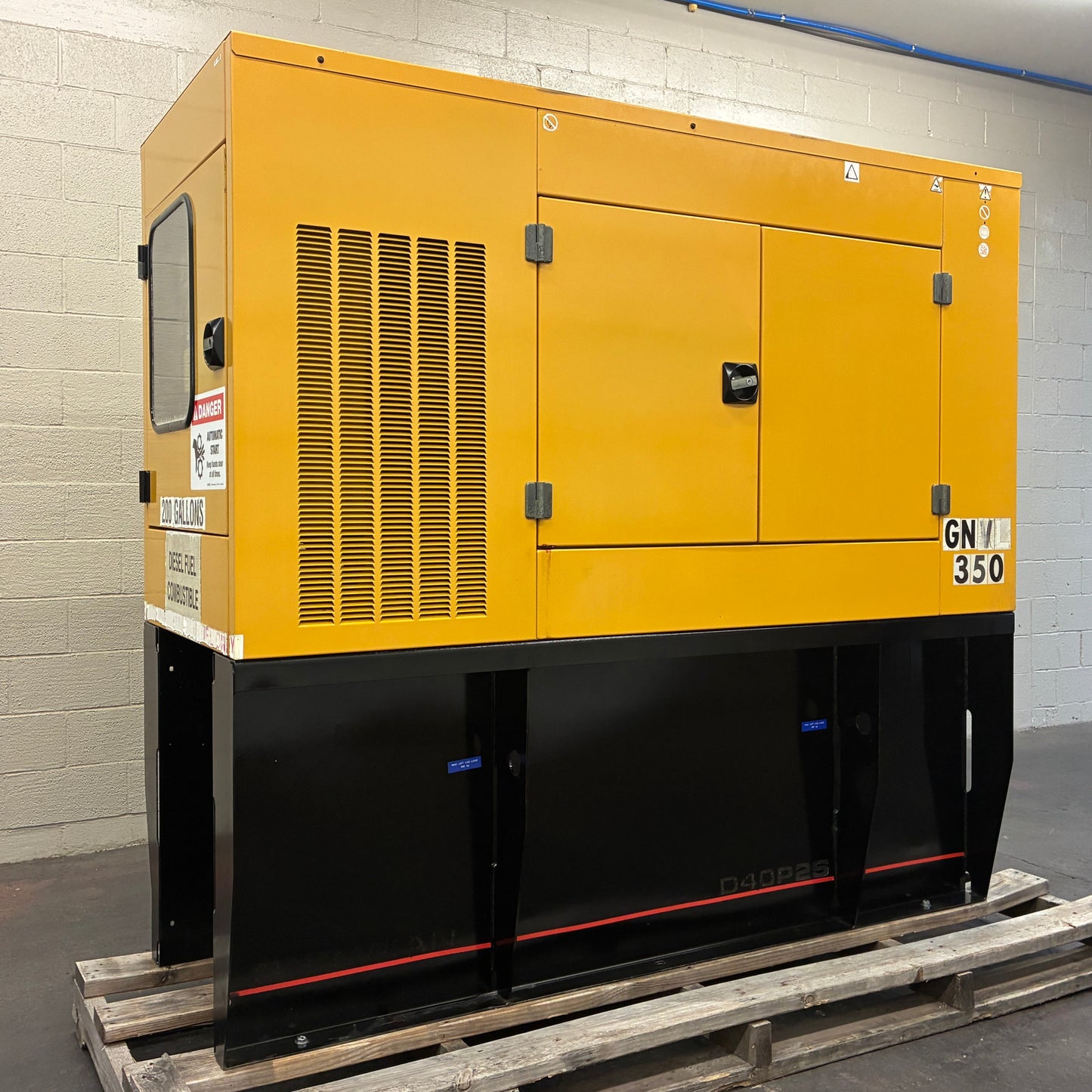 40KW CAT/Olympian Diesel Standby Generator, 120/240 1P, w/ tank