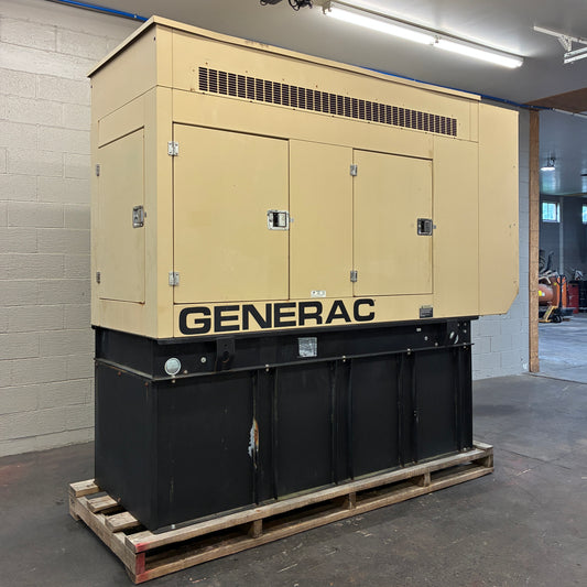 60KW Generac Mitsubishi 4D34T Diesel Standby Generator, 120/240v 1P