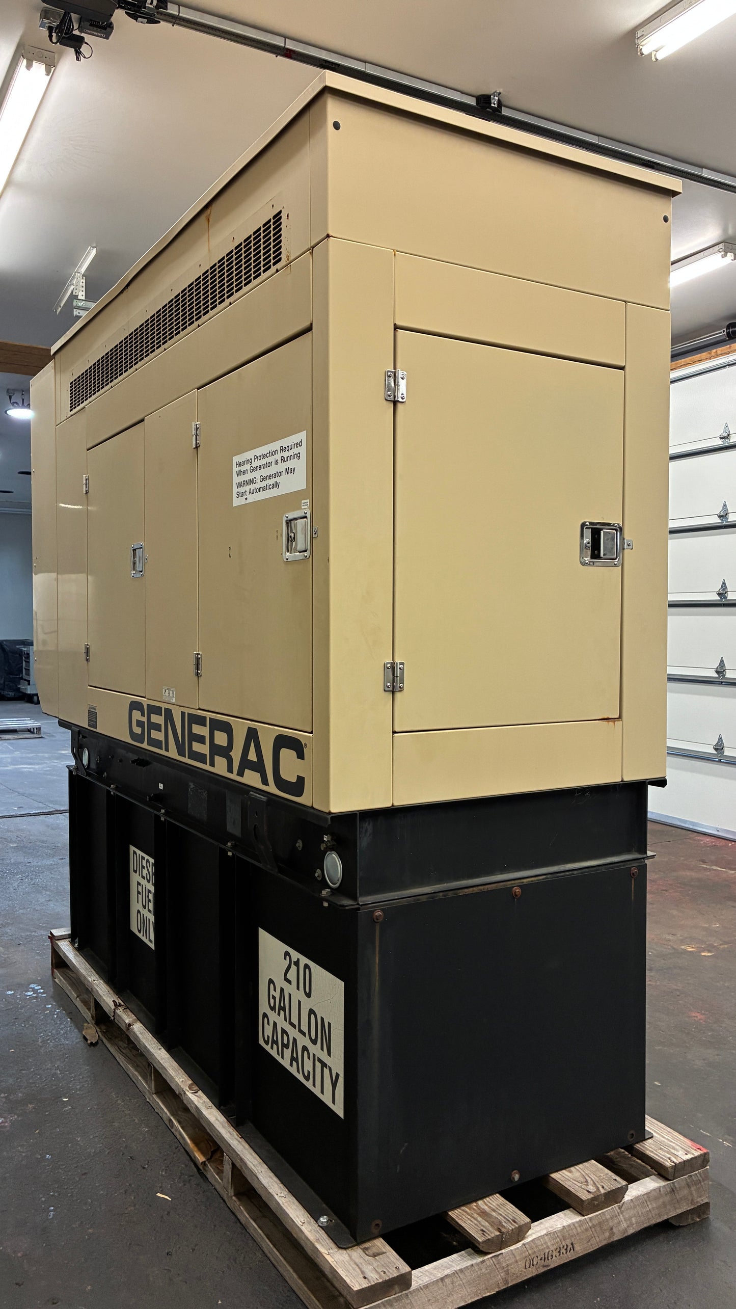 60KW Generac Mitsubishi 4D34T Diesel Standby Generator, 120/240v 1P