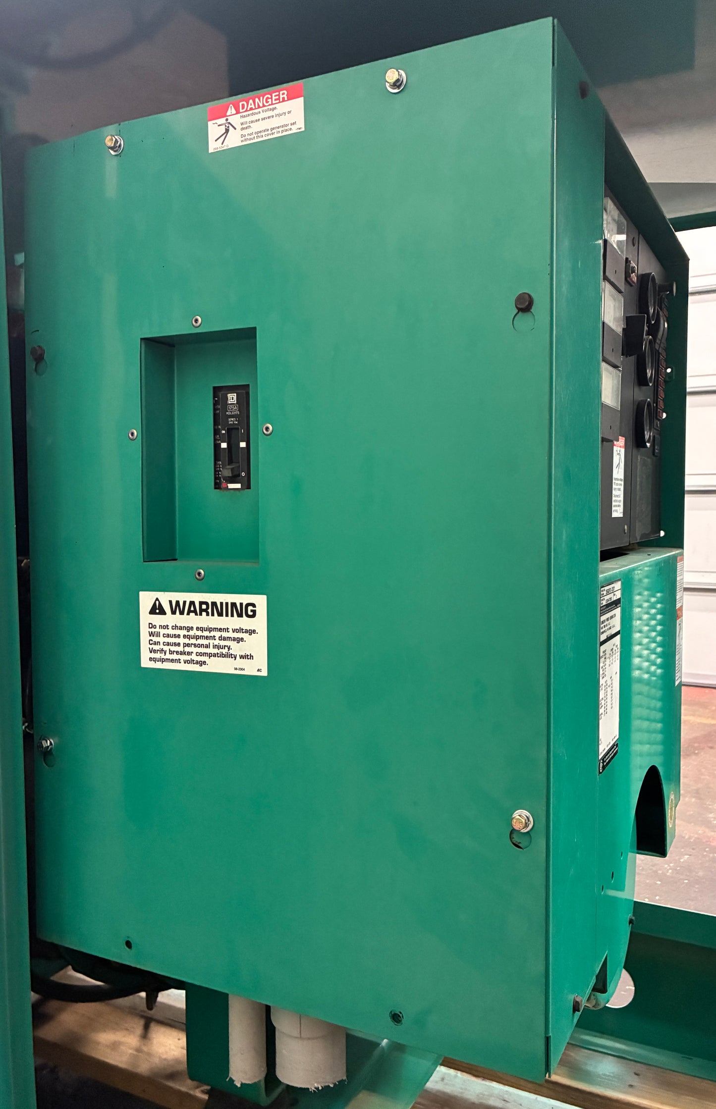 35KW Cummins Standby Generator, Natural Gas/Propane, 120/240 1P