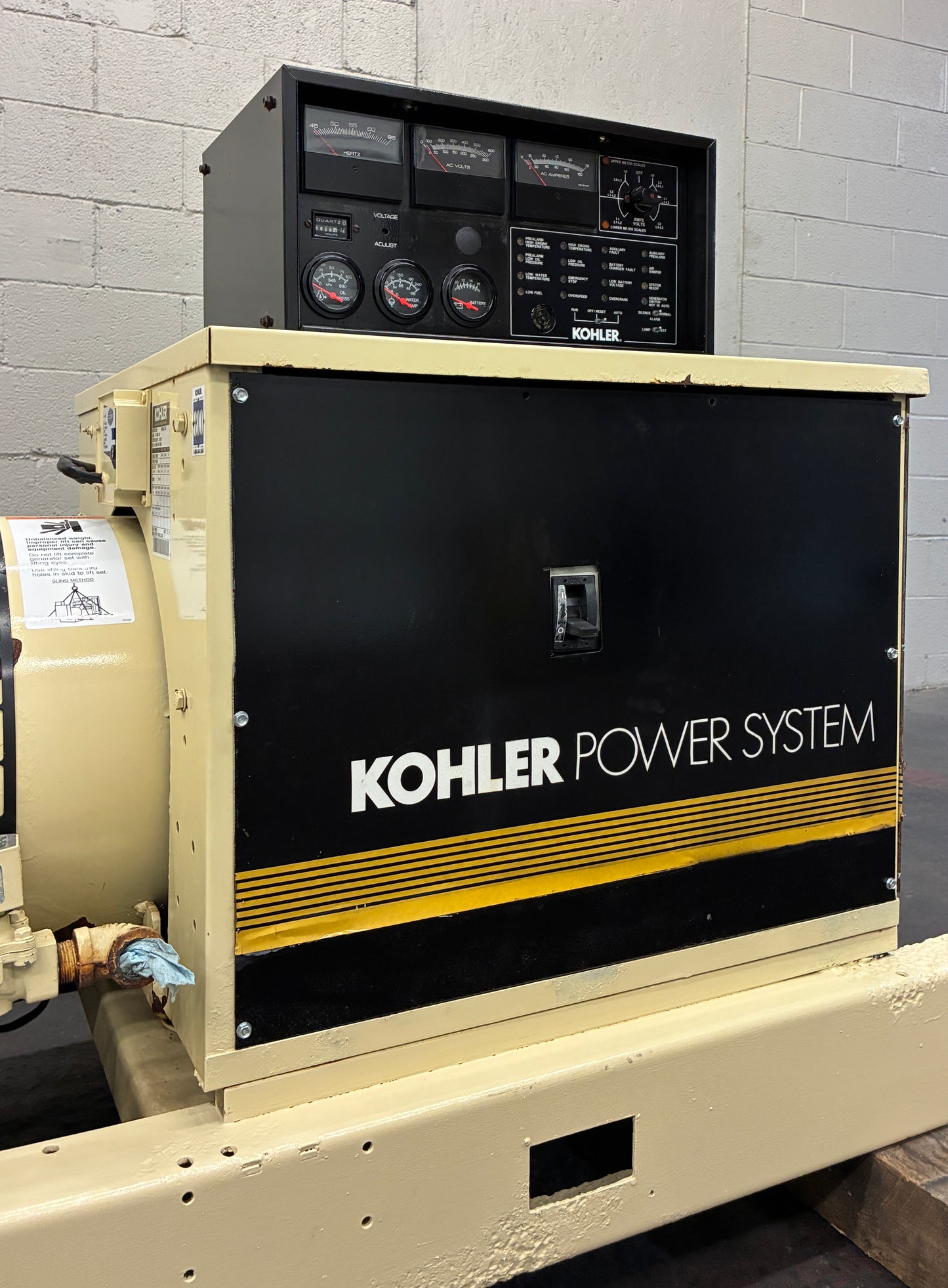 30KW Kohler Standby Generator, Natural Gas/Propane, 1 or 3 Phase