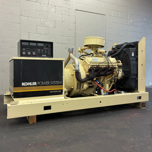 55KW Kohler Standby Generator, Natural Gas/LPG, 707 hrs, 1 or 3 Phase