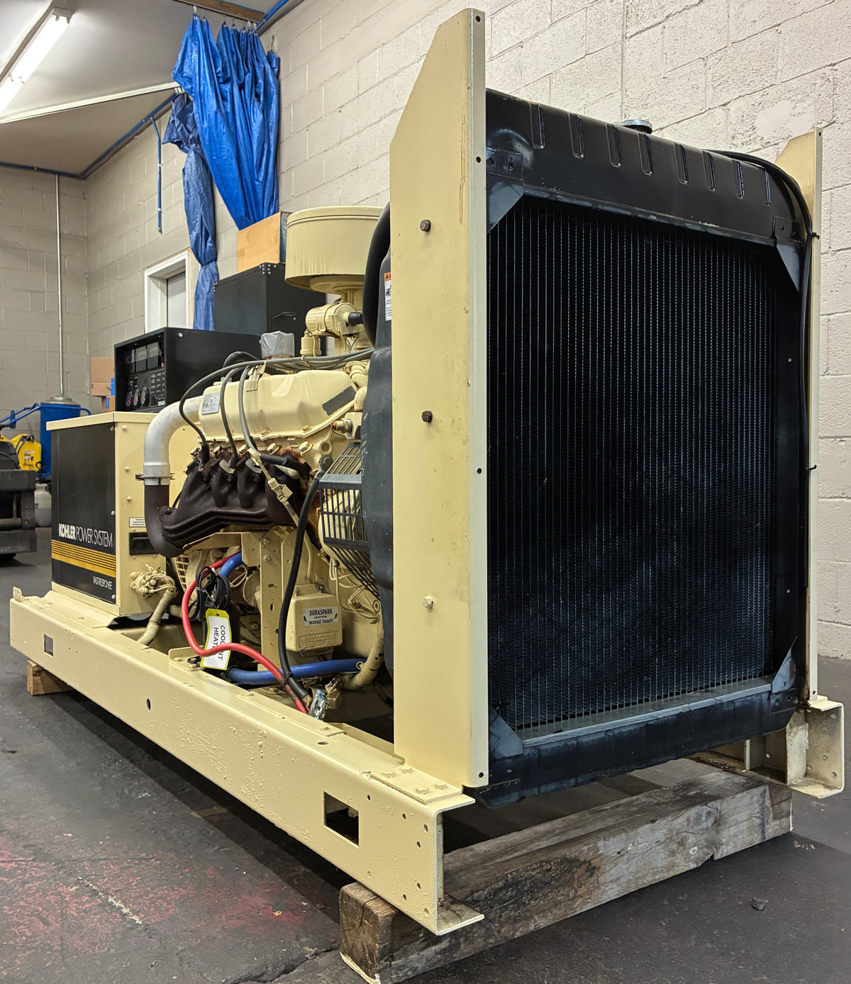 55KW Kohler Standby Generator, Natural Gas/LPG, 707 hrs, 1 or 3 Phase