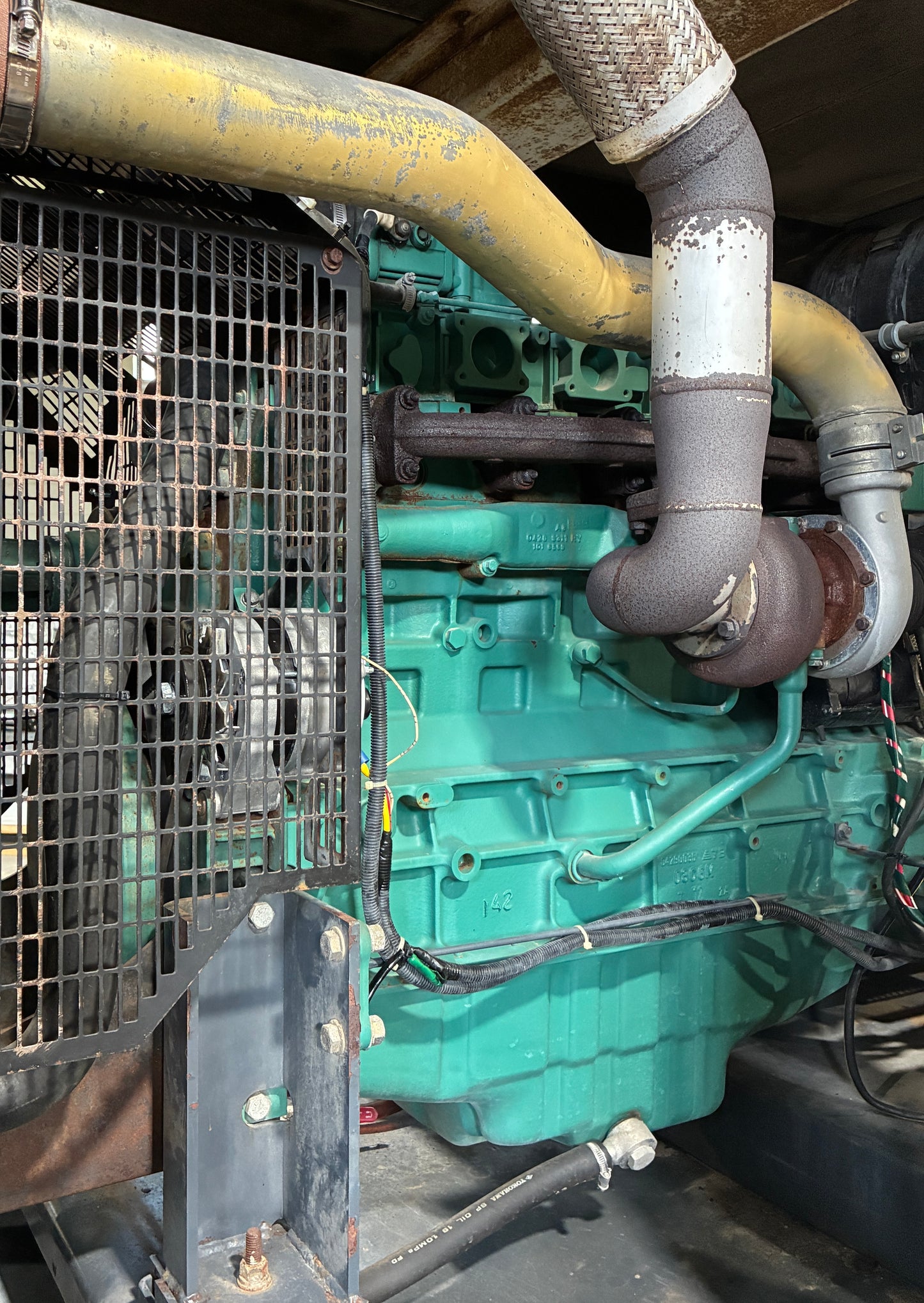 100KW Airman Portable Volvo Diesel Generator, 1 or 3 Phase, w/tank