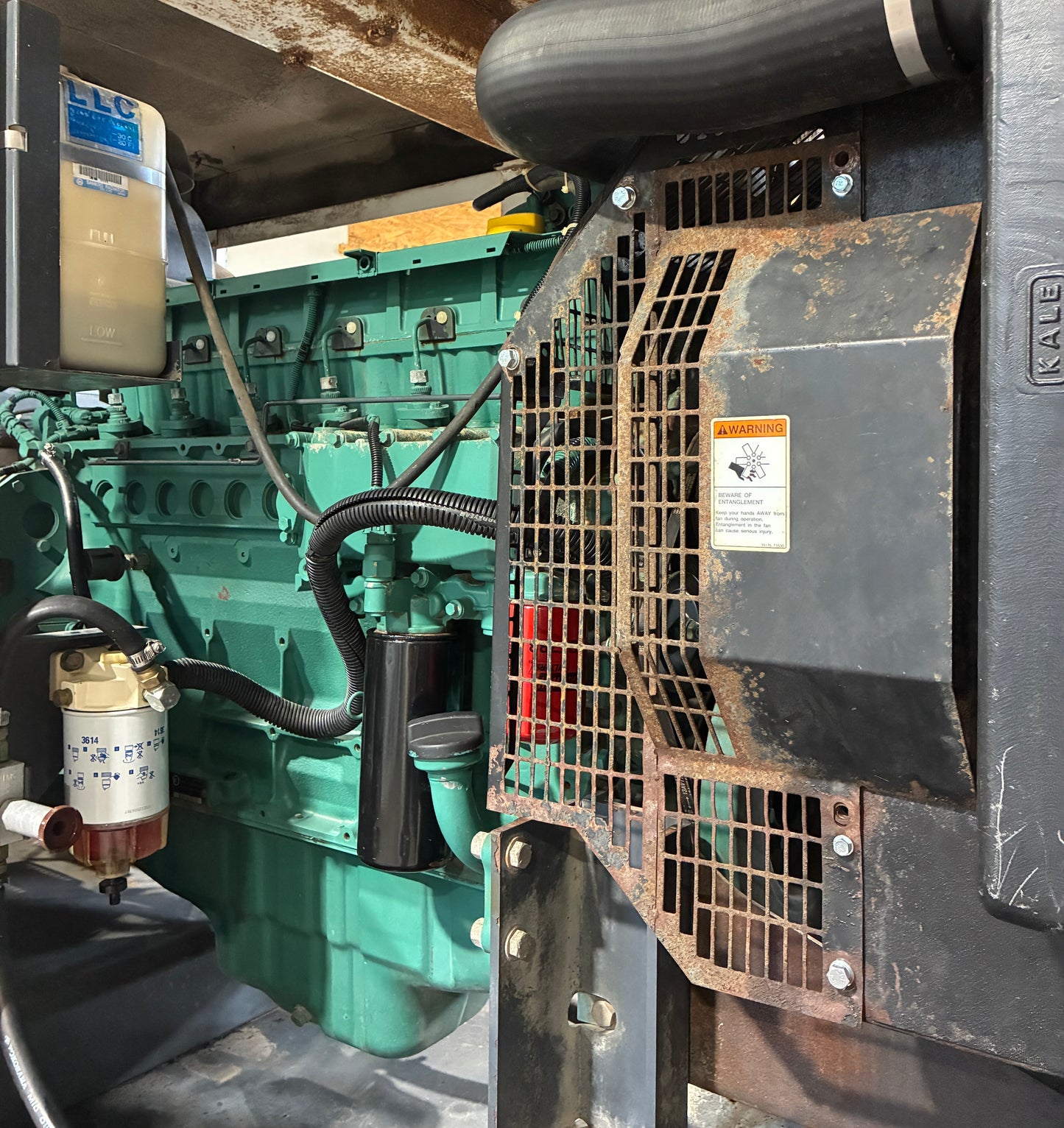 100KW Airman Portable Volvo Diesel Generator, 1 or 3 Phase, w/tank