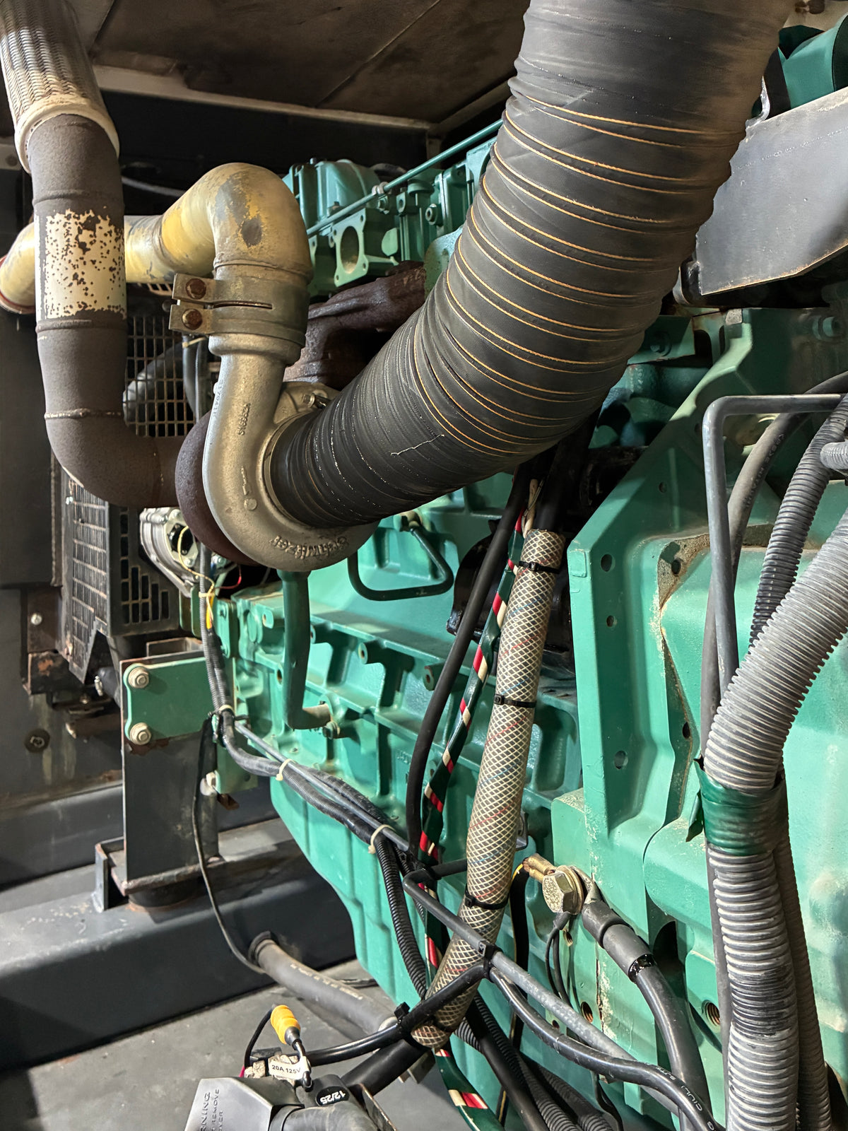 100KW Airman Portable Volvo Diesel Generator, 1 or 3 Phase, w/tank