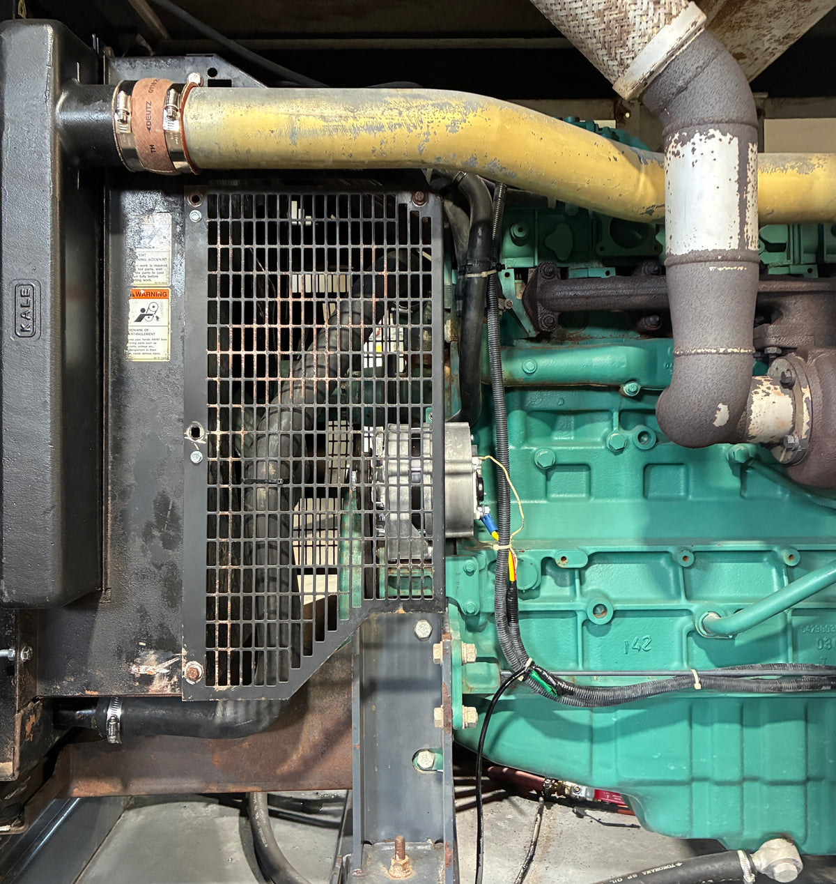 100KW Airman Portable Volvo Diesel Generator, 1 or 3 Phase, w/tank