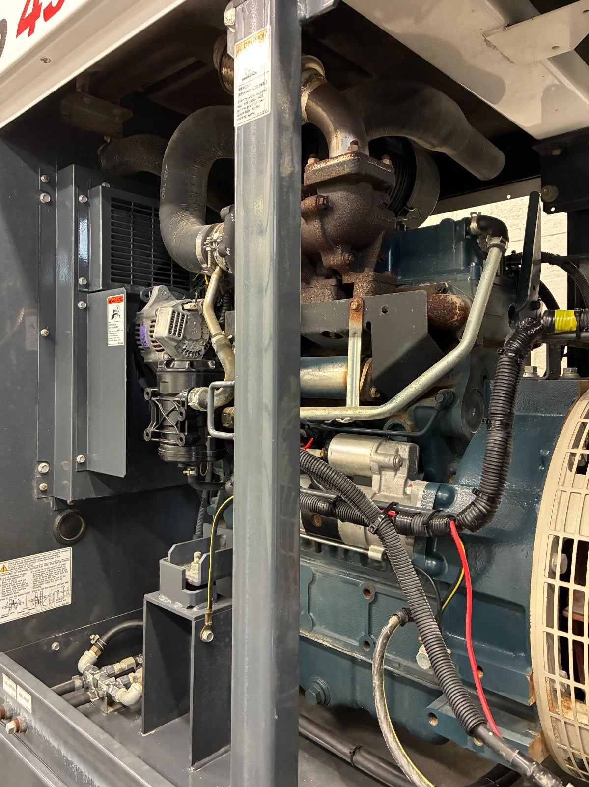 38KW Airman Power Pro Rental Grade Diesel Generator, 2,937 hours, 1 or 3 Phase