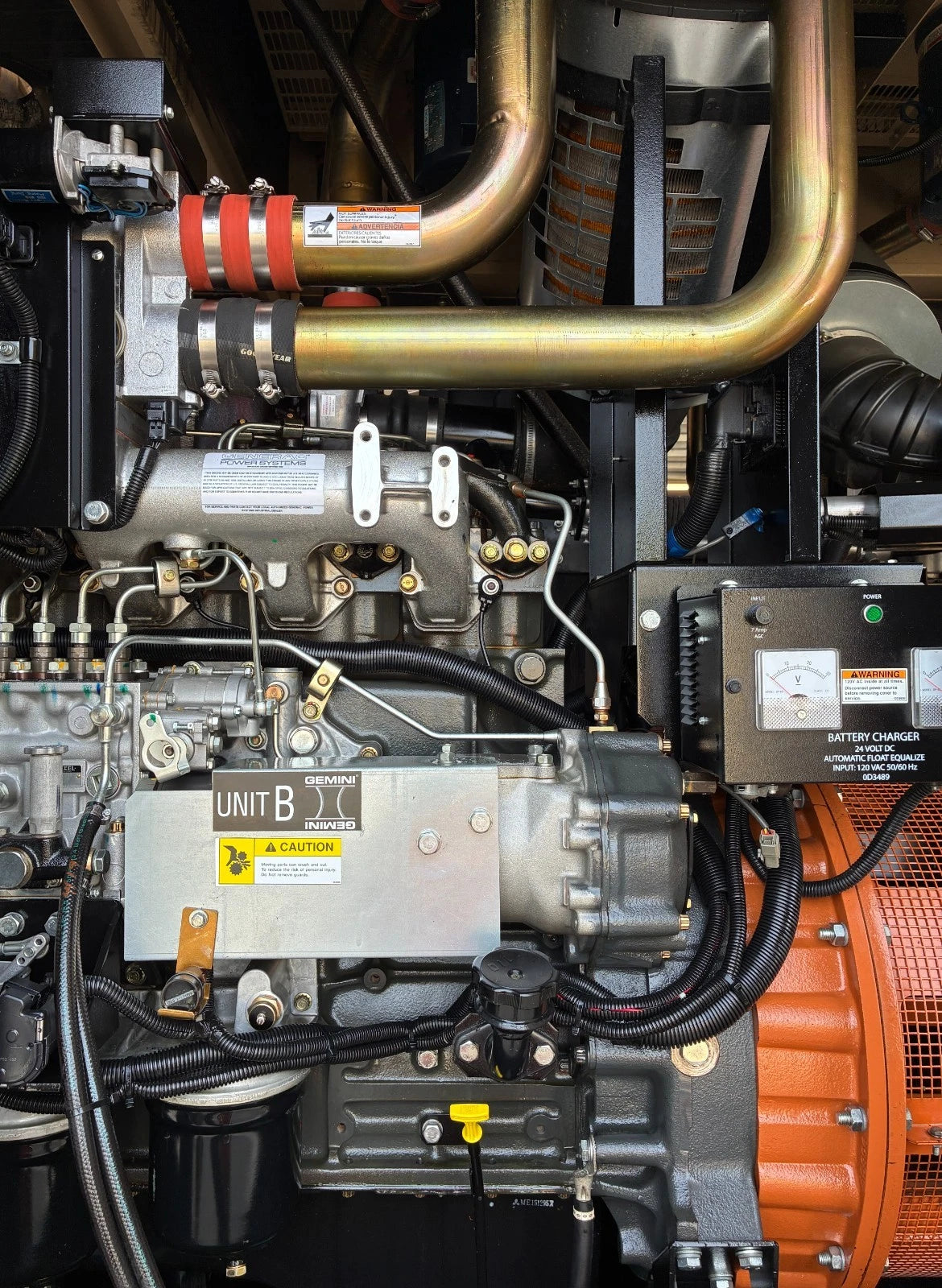 600KW Generac Diesel Standby Generator, 754 hours, 277/480v 3P, w/tank