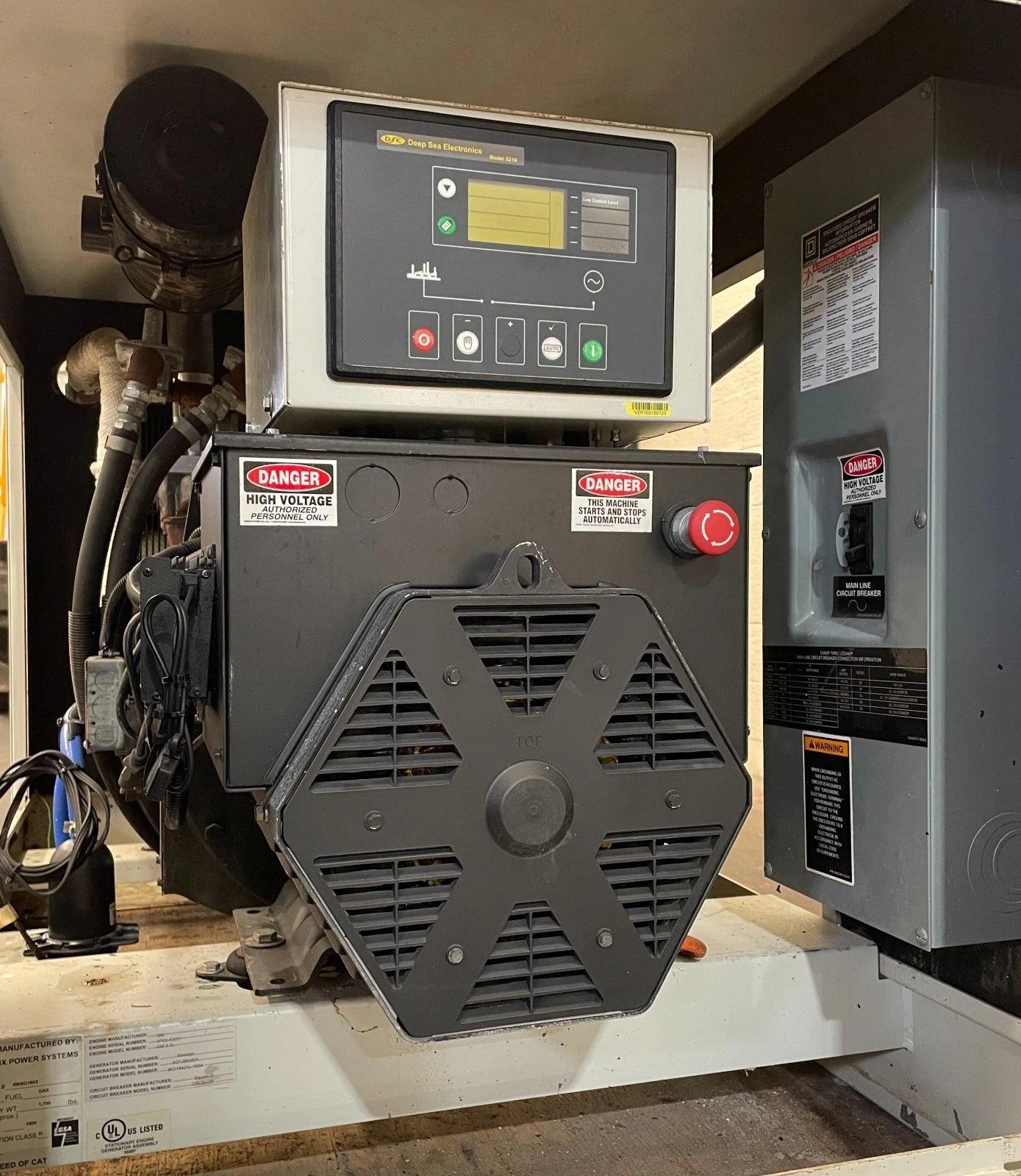 30KW Lynx Standby Generator, GM 3.0L, 1 or 3 Phase, LPG / Natural Gas