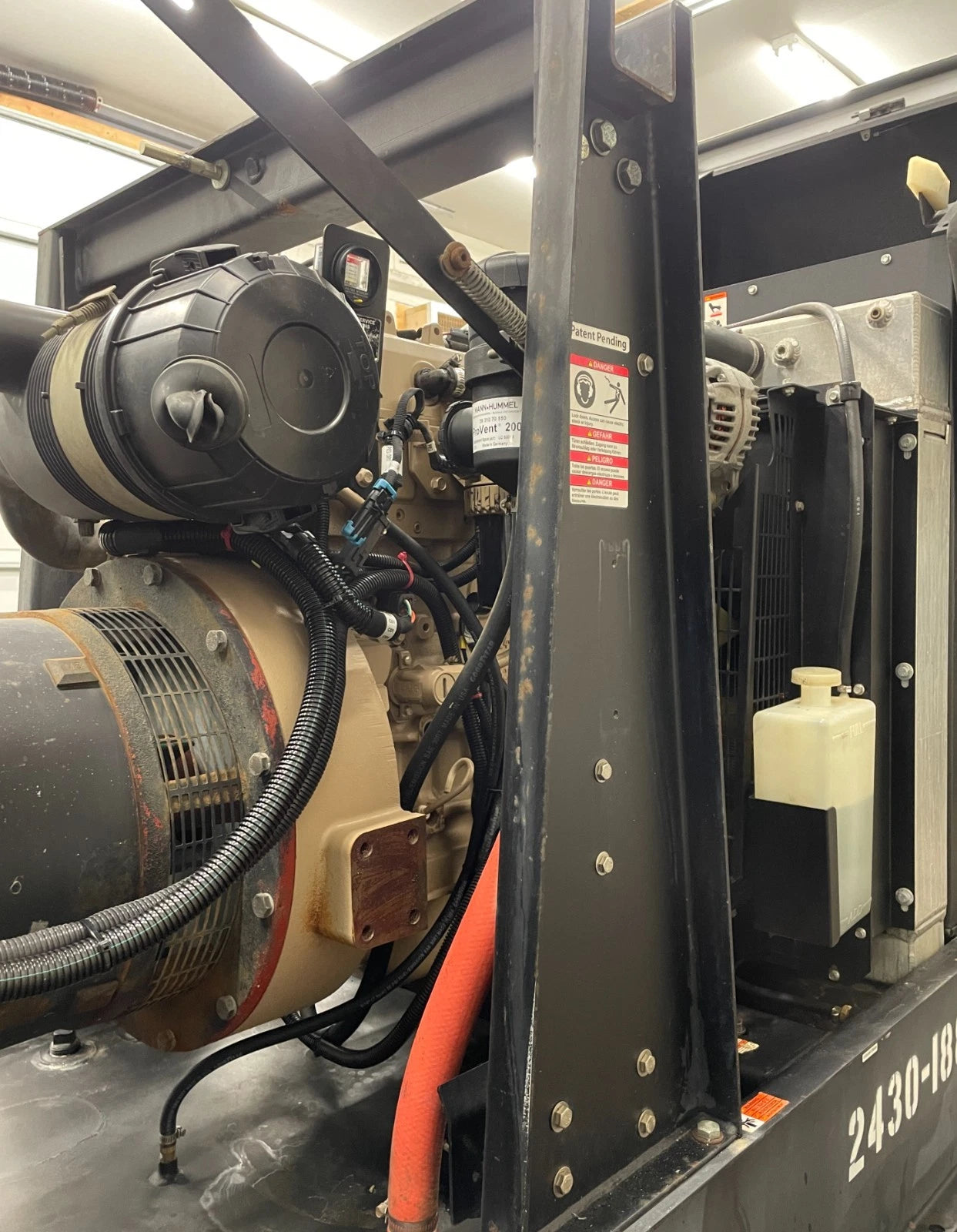 50KW Magnum Rental Grade JD Diesel Generator, 4,972hrs, 1 or 3 Phase