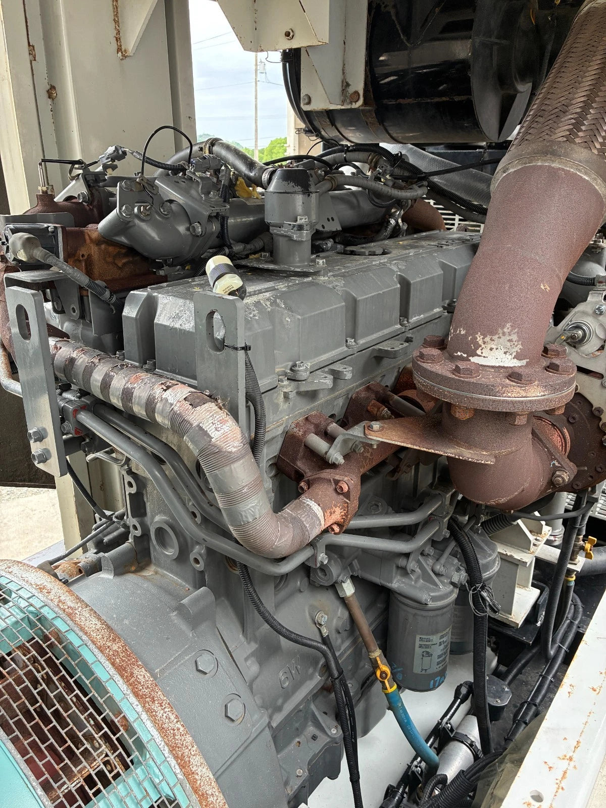 336KW MultiQuip Rental Grade Diesel Generator, 9,081hrs, 1 or 3 Phase