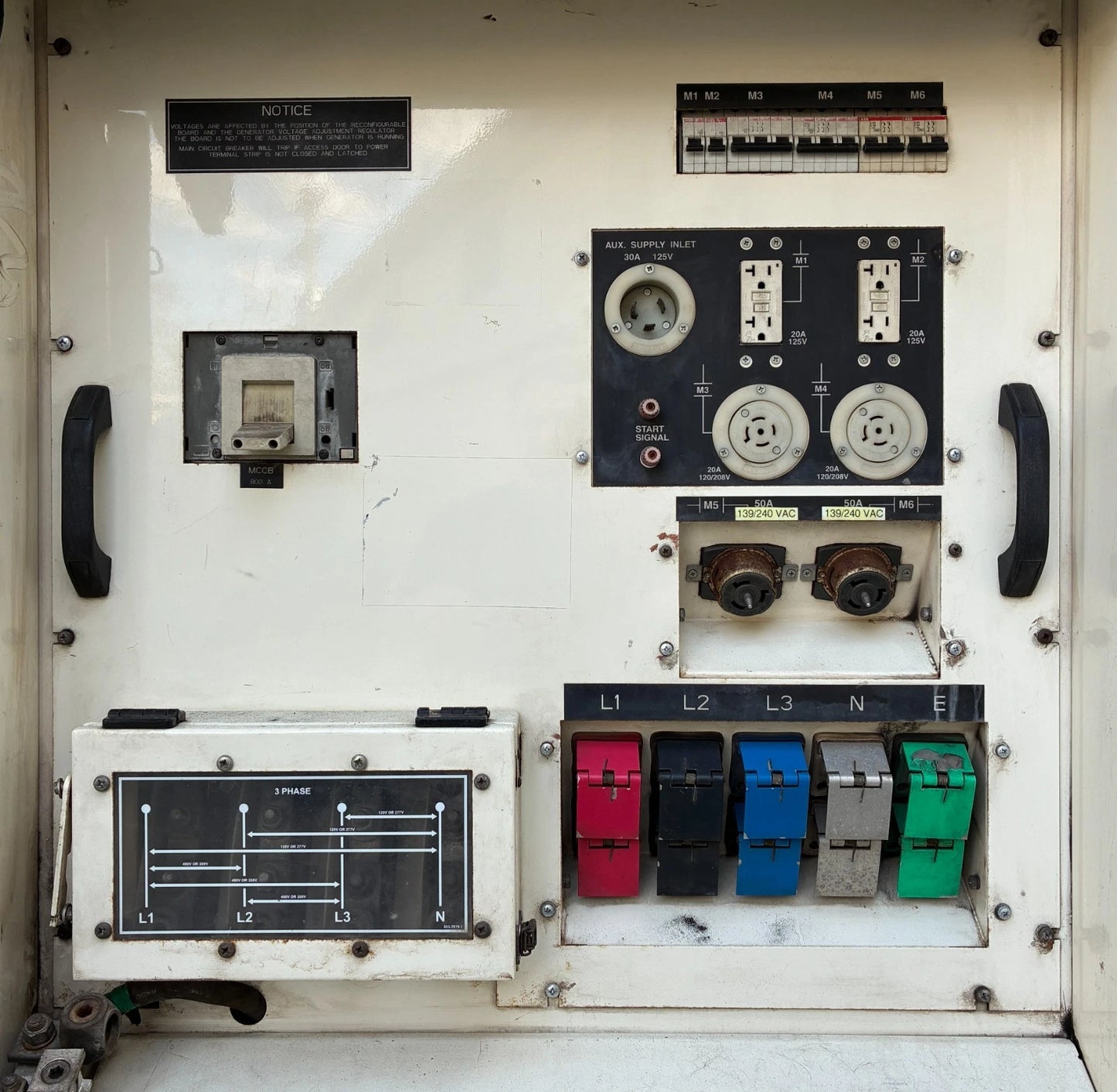 175KW Caterpillar (XQ175) Portable C6.6 Diesel Generator, 1 or 3 Phase