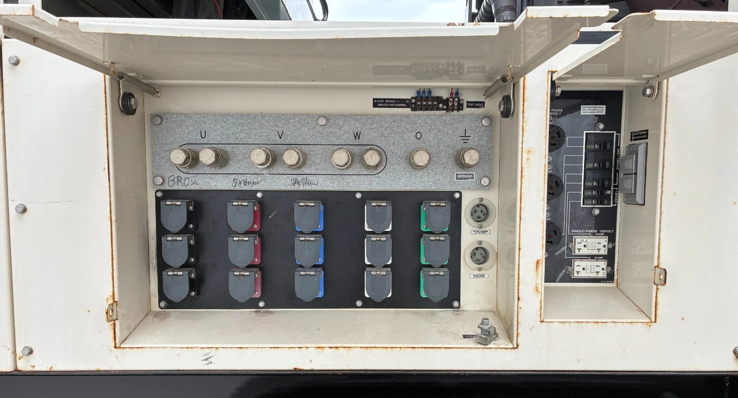 336KW MultiQuip Rental Grade Diesel Generator, 9,081hrs, 1 or 3 Phase