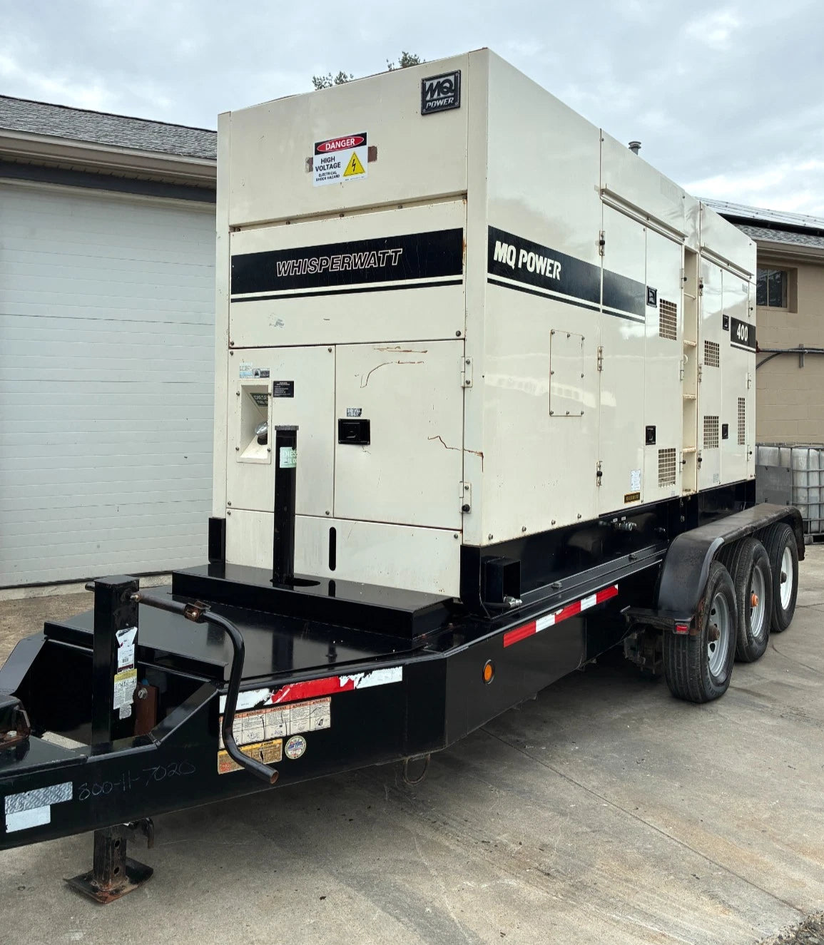 336KW MultiQuip Rental Grade Diesel Generator, 9,081hrs, 1 or 3 Phase