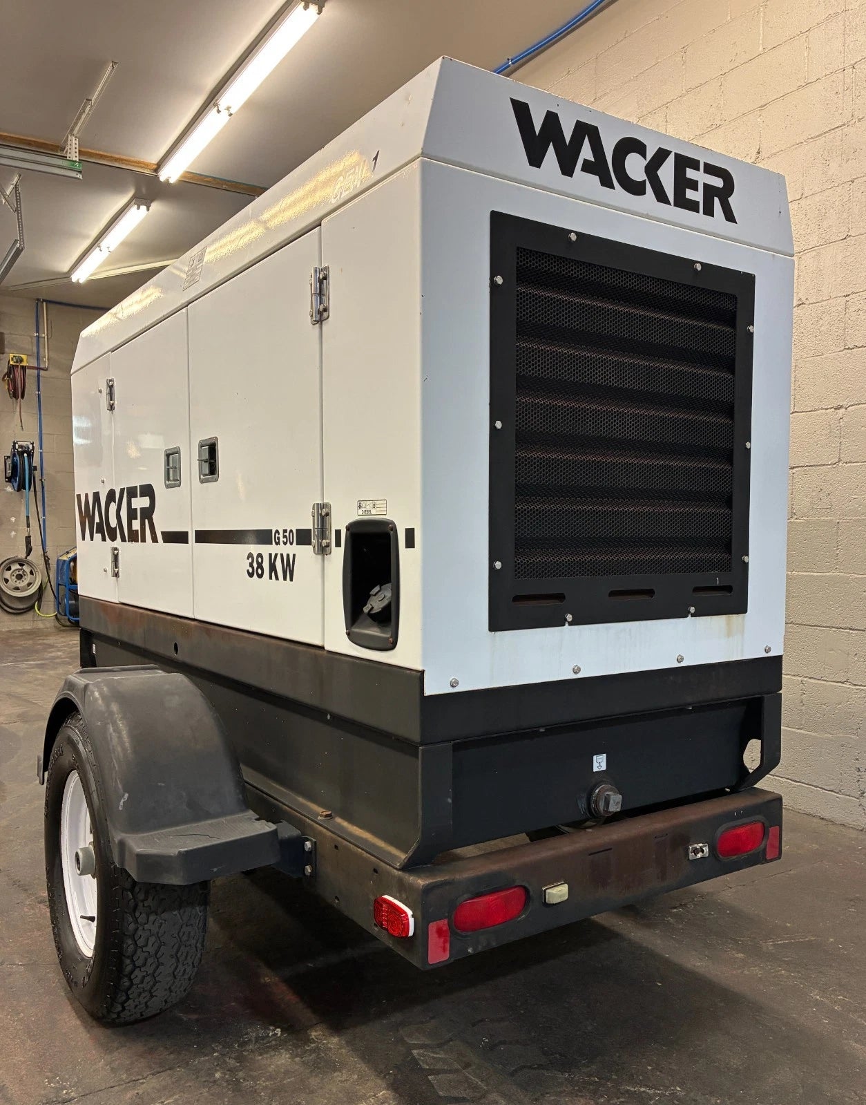38KW Wacker Neuson Rental Grade Portable Diesel Generator, 1 or 3 Phase