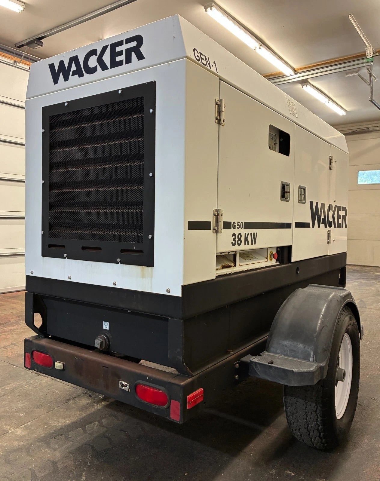 38KW Wacker Neuson Rental Grade Portable Diesel Generator, 1 or 3 Phase