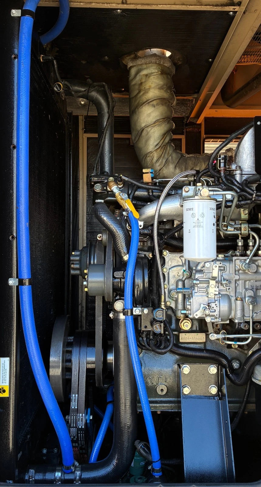 600KW Generac Diesel Standby Generator, 750 hours, 277/480v 3P, w/tank