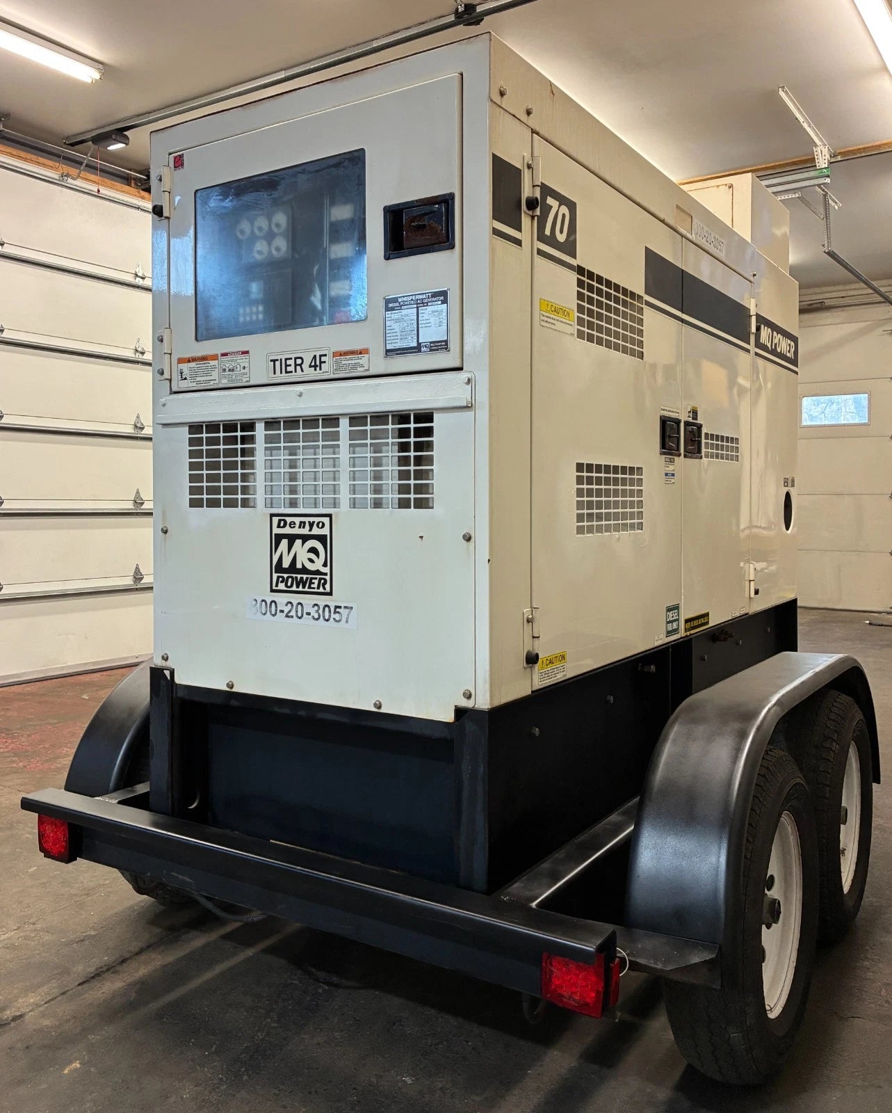 Multiquip 62KW DCA70SSIU4F Portable Diesel Generator, 1 or 3 Phase