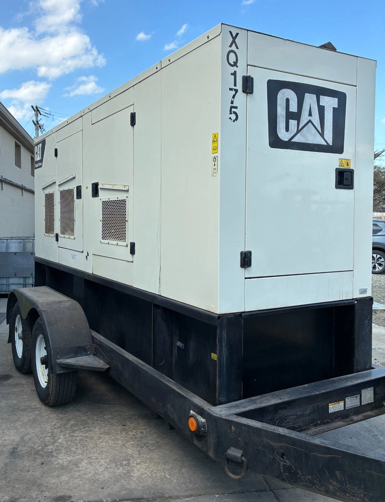 175KW Caterpillar (XQ175) Portable C6.6 Diesel Generator, 1 or 3 Phase