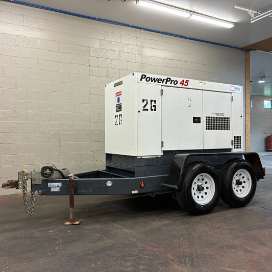 38KW Airman Power Pro Rental Grade Diesel Generator, 2,937 hours, 1 or 3 Phase