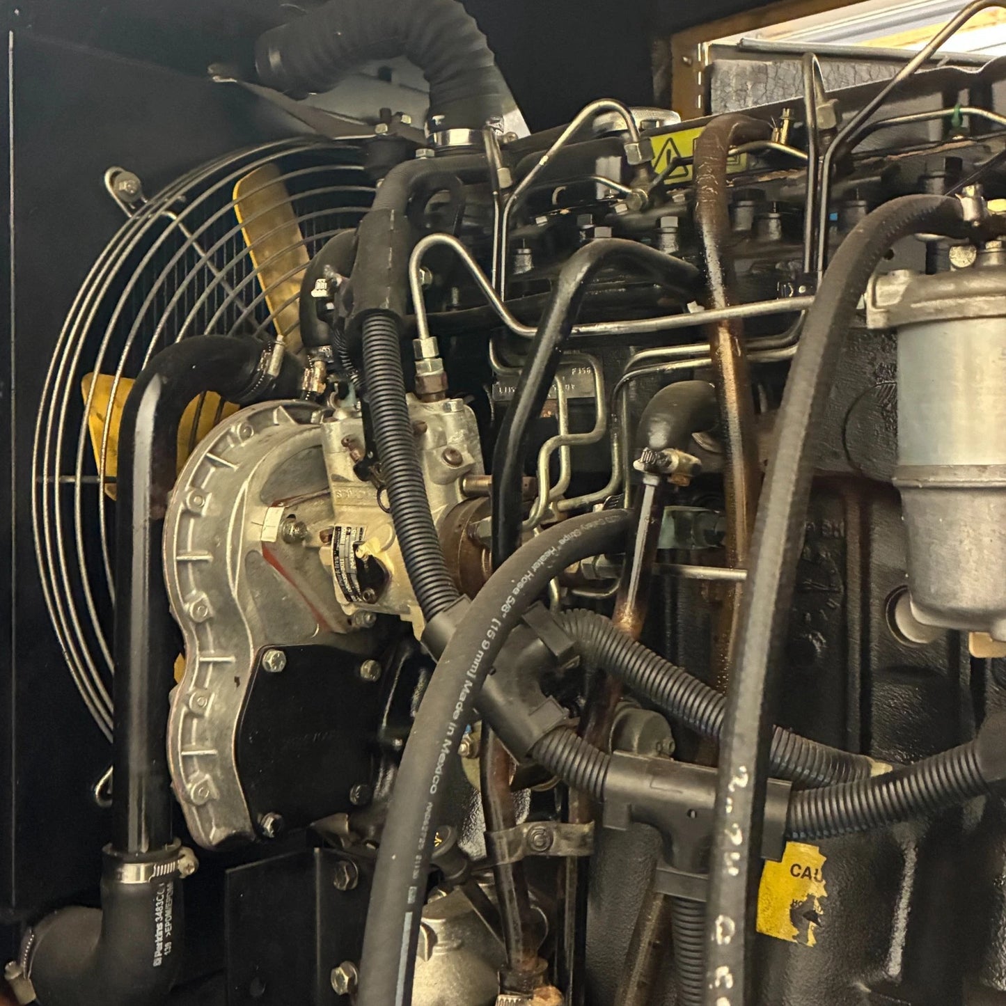 50KW MagneTek Perkins Diesel Standby Generator, 1 or 3 Phase, w/tank