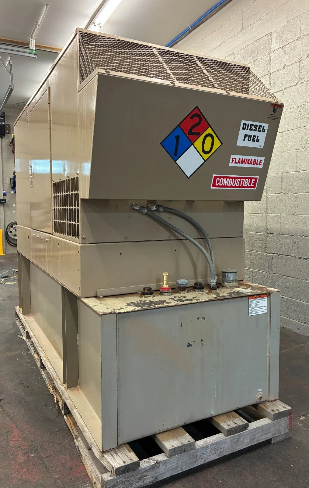 50KW Onan/Cummins Standby Diesel Generator, 381 hours, 1 or 3 Phase