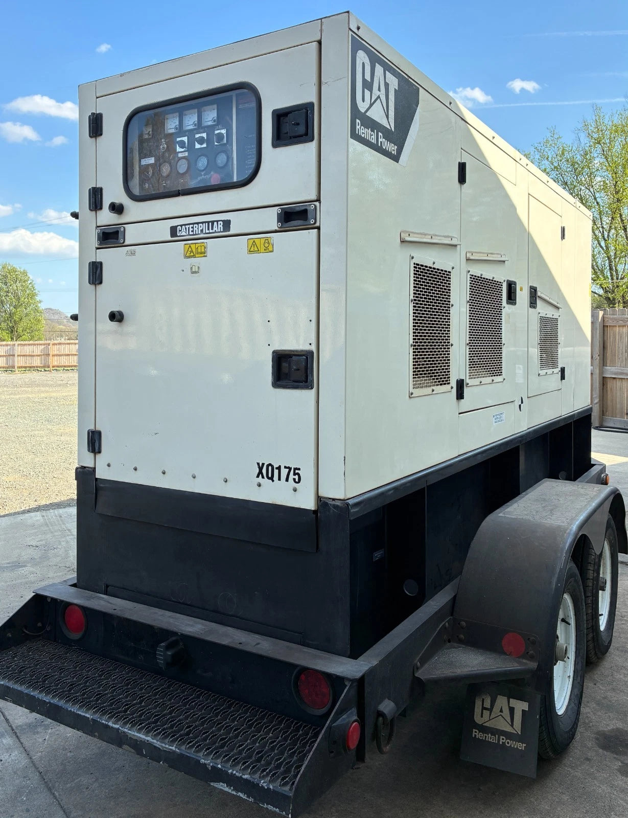 175KW Caterpillar (XQ175) Portable C6.6 Diesel Generator, 1 or 3 Phase