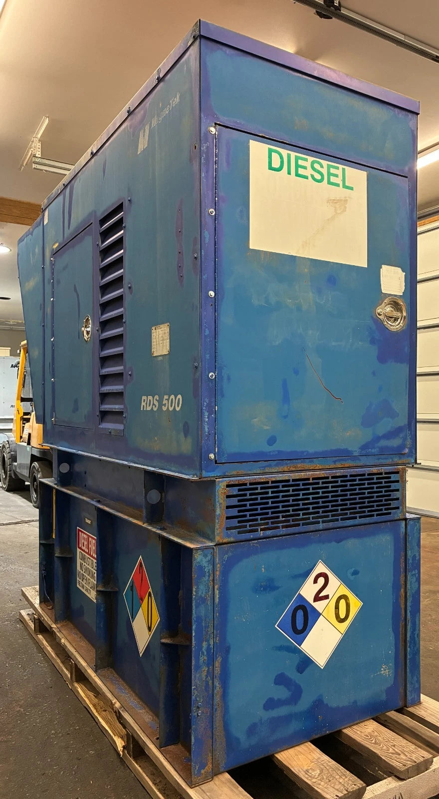 40KW MagneTek John Deere Diesel Generator, 627 hrs, 1 or 3 Phase