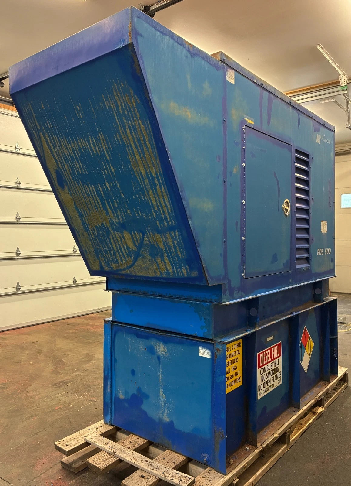 40KW MagneTek John Deere Diesel Generator, 627 hrs, 1 or 3 Phase
