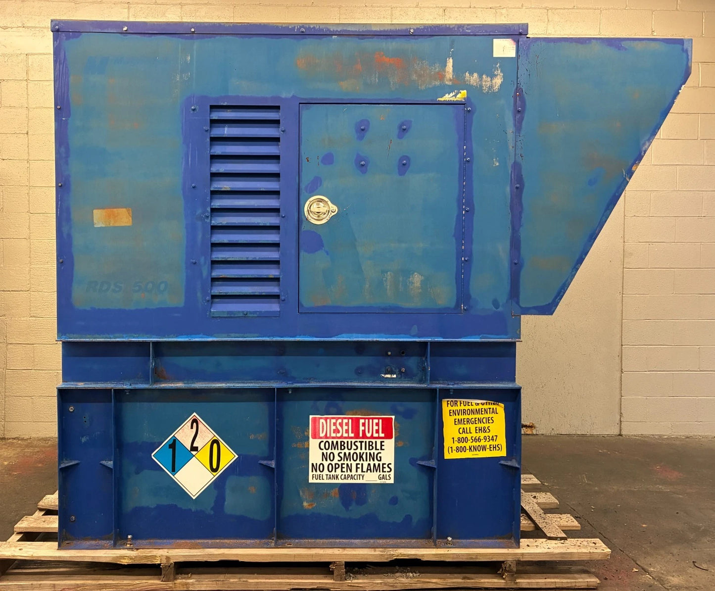 40KW MagneTek John Deere Diesel Generator, 627 hrs, 1 or 3 Phase