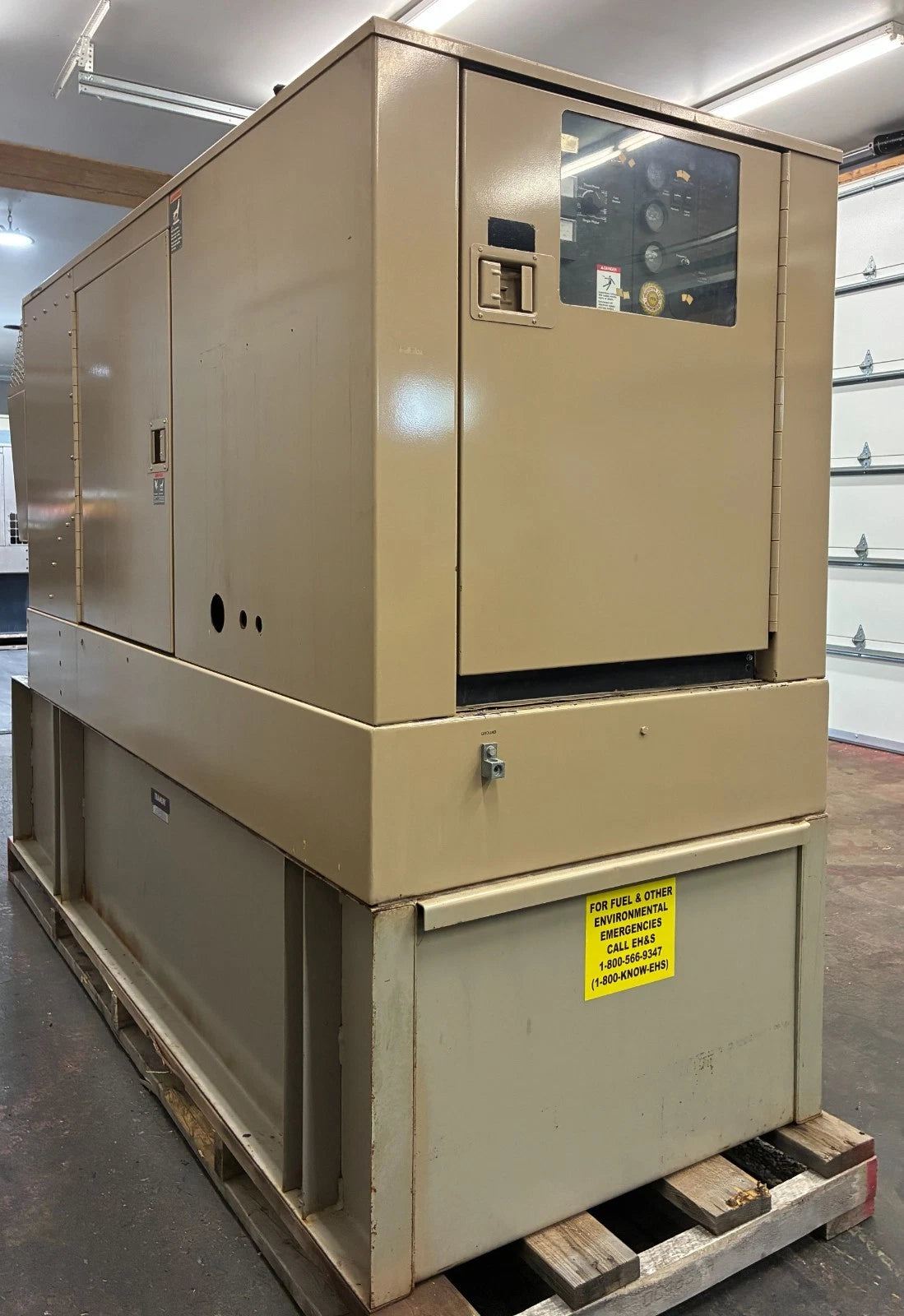 50KW Onan/Cummins Standby Diesel Generator, 381 hours, 1 or 3 Phase