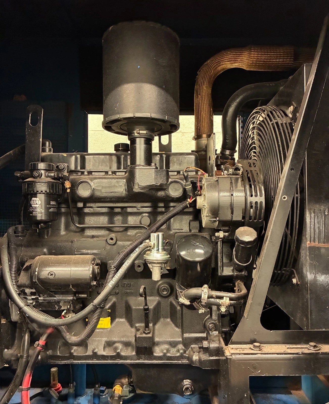 40KW MagneTek John Deere Diesel Generator, 627 hrs, 1 or 3 Phase