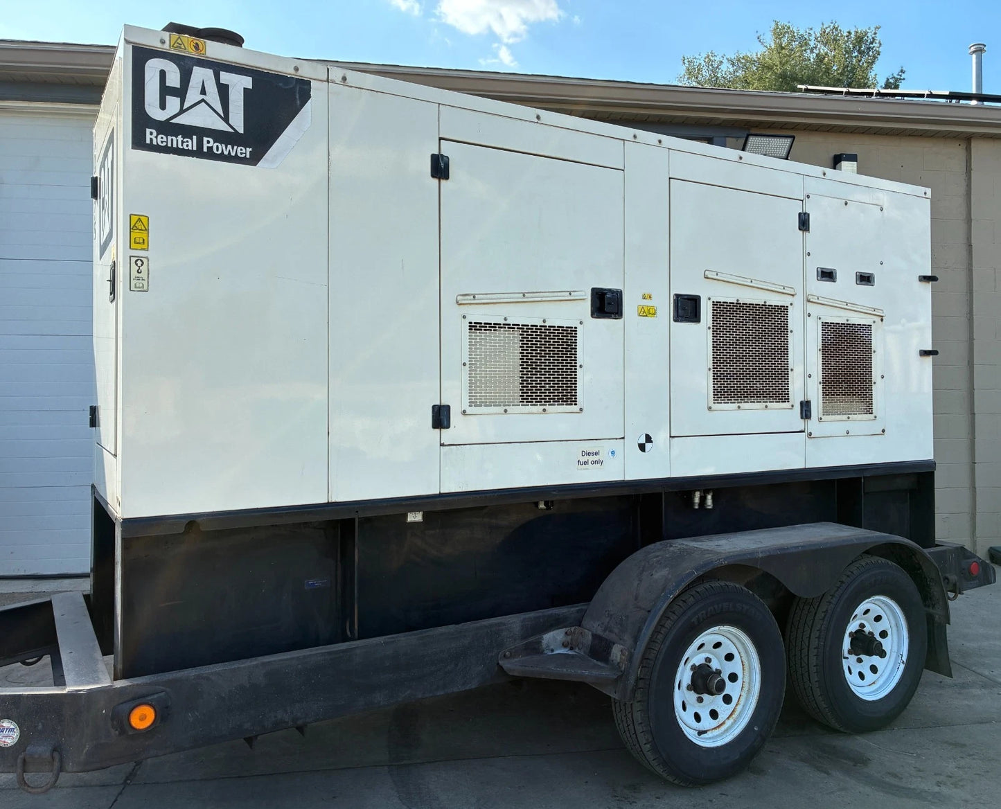 175KW Caterpillar (XQ175) Portable C6.6 Diesel Generator, 1 or 3 Phase