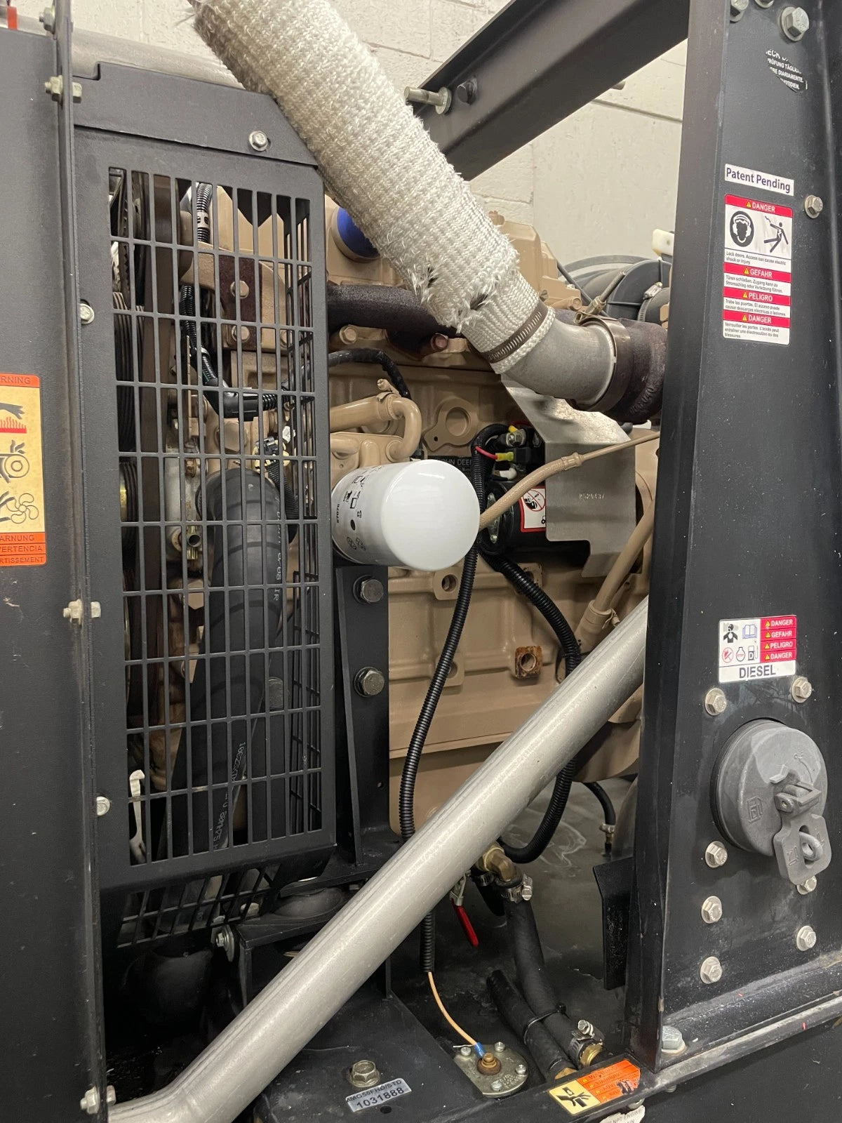 50KW Magnum Rental Grade JD Diesel Generator, 4,972hrs, 1 or 3 Phase