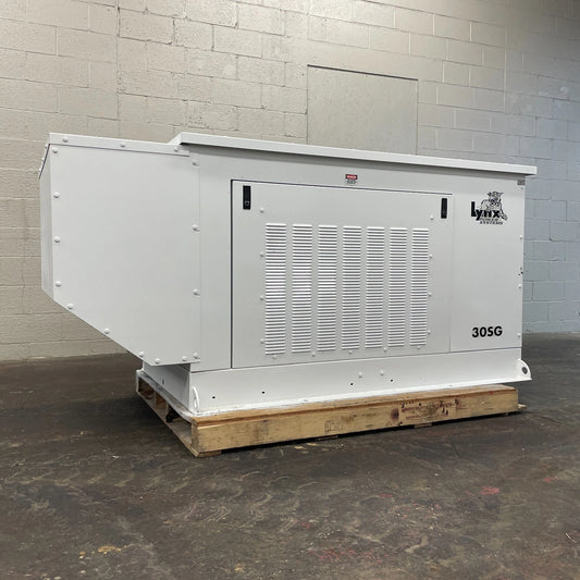 30KW Lynx Standby Generator, GM 3.0L, 1 or 3 Phase, LPG / Natural Gas